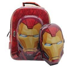 MOCHILA CRESKO IRON MAN C/MASCARA ESPALDA 12