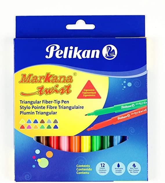 MARCADOR PELIKAN MARKANA TWIST SURTIDO X12U.