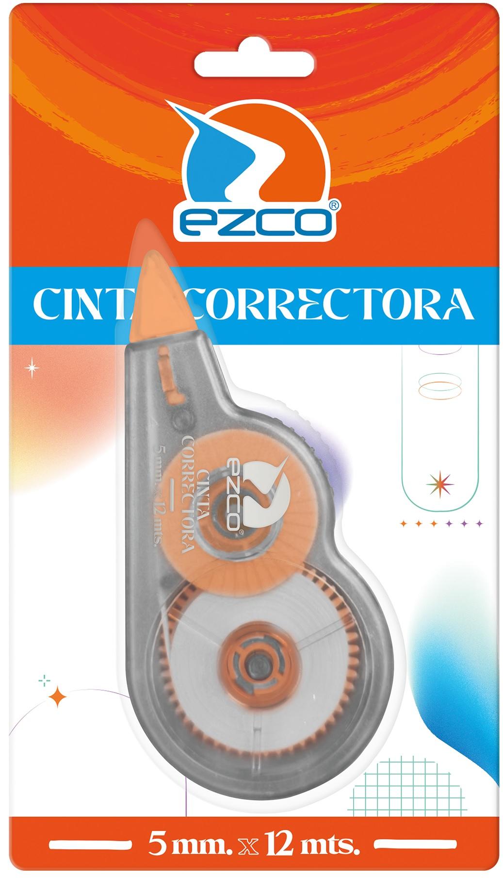 CINTA CORRECTORA EZCO 5MMX12MTS 12U C/U (306112)