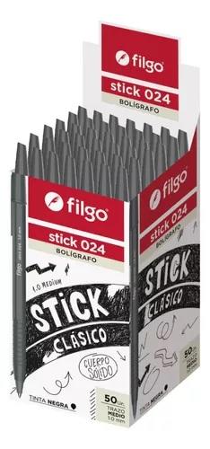 BOLIGRAFO FILGO STICK 024 1MM X50 A/N/V/R (SKC10)