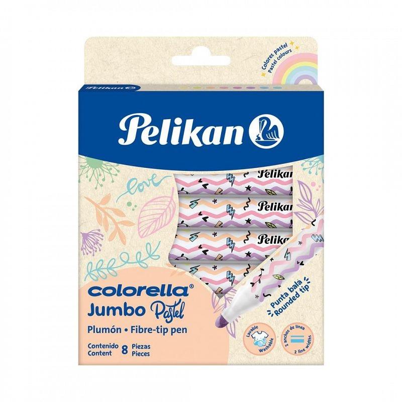 MARCADOR PELIKAN COLORELLA JUMBO X8U PASTEL.