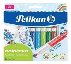 MARCADOR PELIKAN COLORELLA TEXTIL SURTIDO X12U