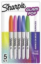 MARCADOR PERMANENTE SHARPIE GLAM POP X5U (2185230)