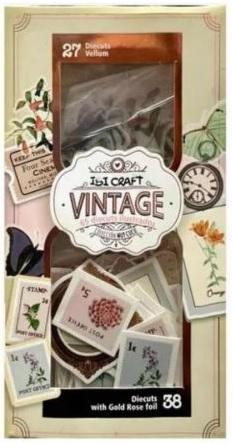 DIE CUTS IBI CRAFT VELLUM VINTAGE 180GR (600885)