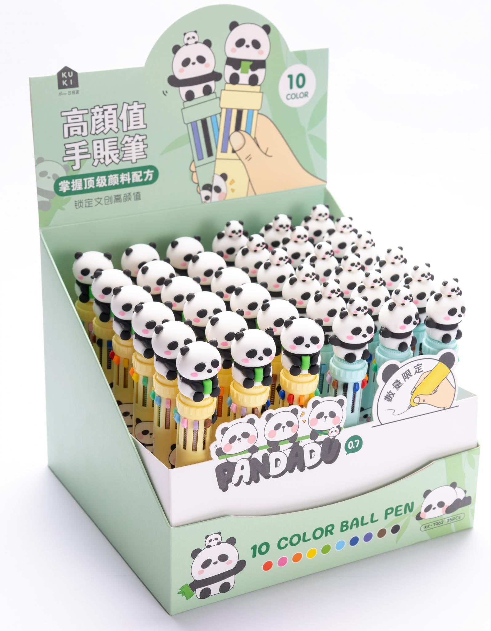 BOLIGRAFO MULTIPAPER 10 COLORES PANDA X36U (24-320)