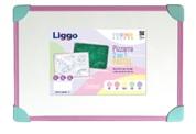 PIZARRA LIGGO LAMINADA MARCO PASTEL 70X50 V/COLORES (510-0620)