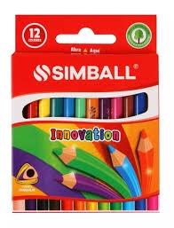 LAPIZ COLOR SIMBALL INNOVATION X12U. CORTOS (0215019912)