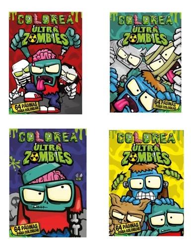 LIBRO BETINA P/COLOREAR ULTRA ZOMBIES 64 PAG (2329)