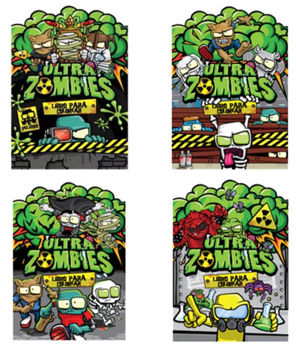 LIBRO BETINA P/COLOREAR ULTRA ZOMBIES (2317)