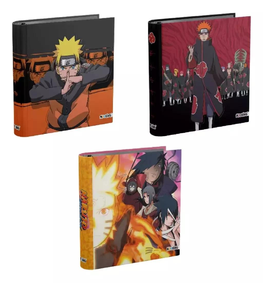 CARPETA MOOVING ESCOLAR 3X40 NARUTO (1001243)