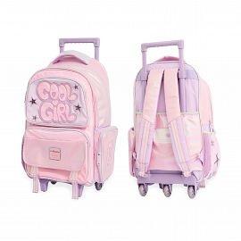 MOCHILA MOOVING QUITAPESARES COOL GIRL C/CARRO 18