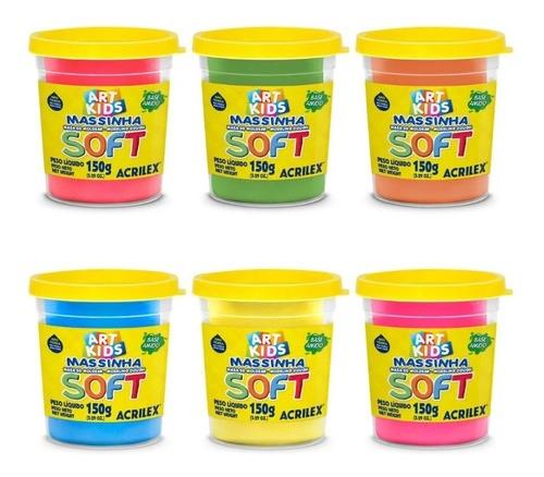 MASA DE MOLDEAR ACRILEX SOFT 150G V/COLORES