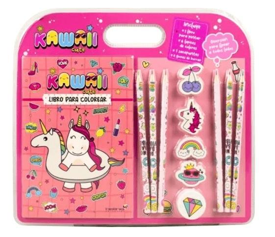 KIT BETINA PARA COLOREAR KAWAII CUTE X12 PIEZAS (2334)