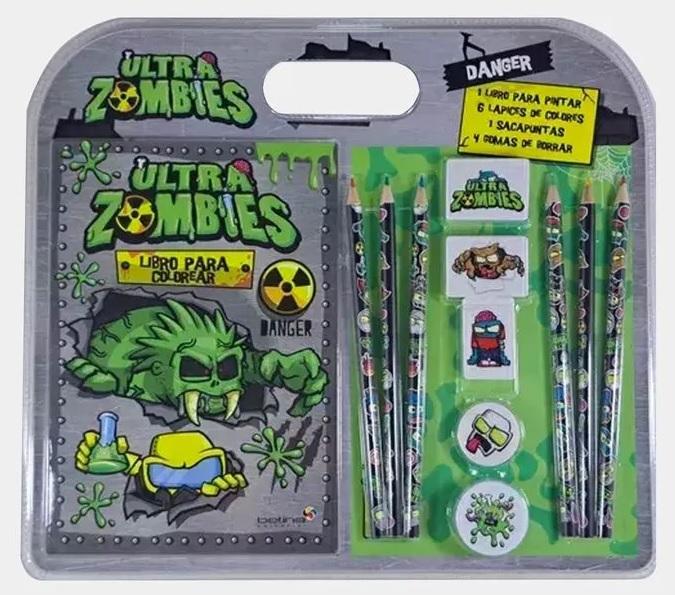 KIT BETINA PARA COLOREAR ULTRA ZOMBIES DANGE X12 PIEZAS (2336)