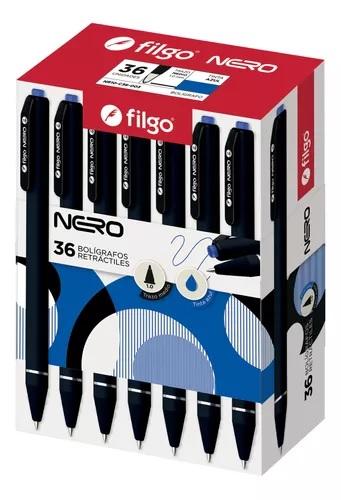 BOLIGRAFO FILGO NERO RT AZUL/NEGRO X36U (NR10-C36)