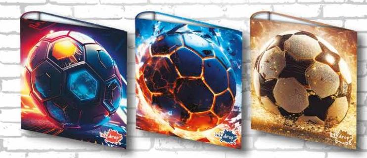 CARPETA INKDROP 3X40 PELOTA II (300221)