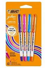 BOLIGRAFO GEL BIC GELOCITY STIC X4U (9310095)