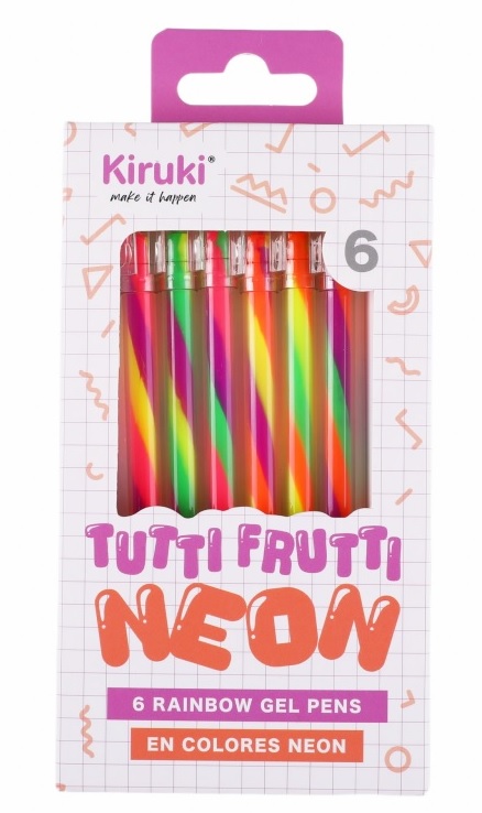 BOLIGRAFO KIRUKI TUTTI FRUTTI NEON X6U (140001)