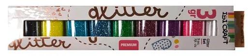 GLITTER EN POLVO IBI CRAFT COLORES CLASICOS X9U C/U (657200)