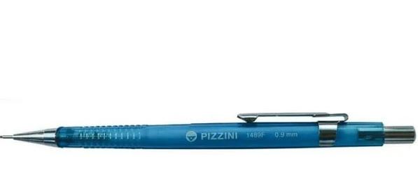 PORTAMINAS PIZZINI 0.9MM RETRACTIL CUERPO TRANSPARENTE C/GOMA (1489F)