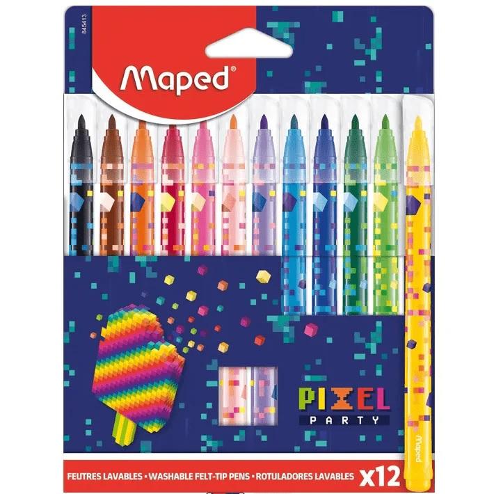 MARCADORES MAPED PIXEL PARTY X12U (845413)