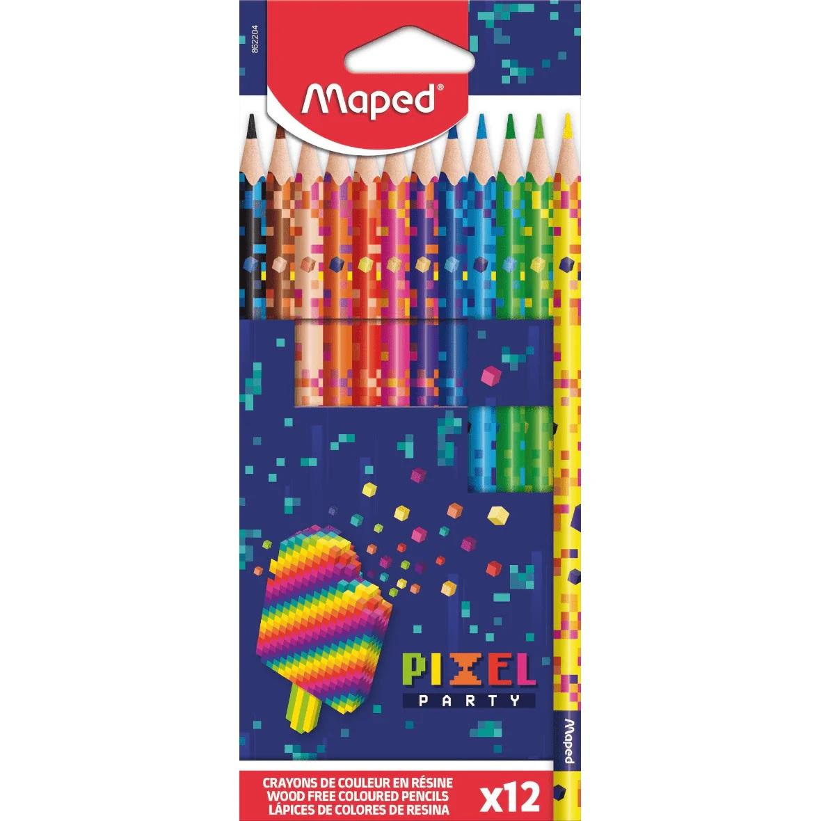 LAPICES DE COLOR  MAPED PIXEL PARTY X12U (862204)