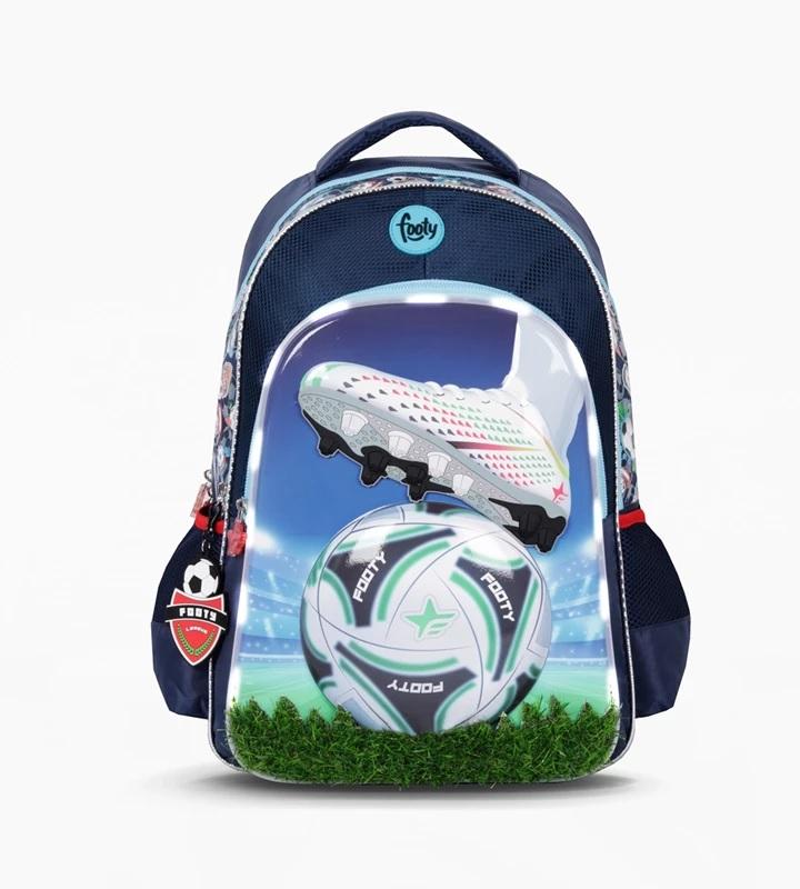 MOCHILA FOOTY CHAMPIONS LEAGUE C/LUZ LED ESPALDA 18