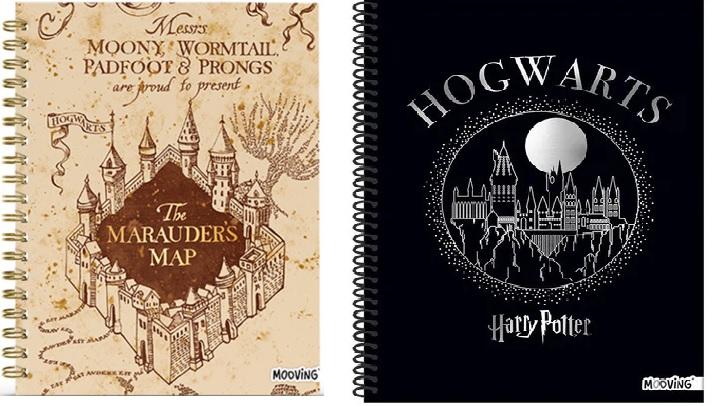 CUADERNO MOOVING 22X29 X80H = HARRY POTTER T/F  (1206222)