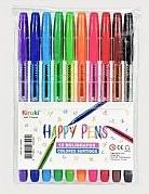 BOLIGRAFOS KIRUKI HAPPY PENS X10U SURTIDOS (110009)