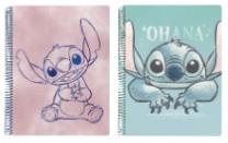 CUADERNO MOOVING 29/7 T. FLEX. X 80 HJS. RAYADO STITCH (1208244)