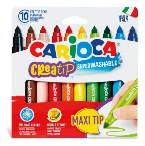 MARCADORES CARIOCA CREATIP MAXI X10U (44000)