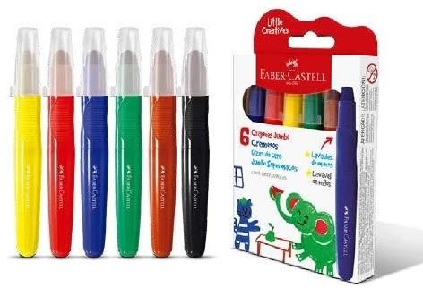 CRAYONES FABER CASTELL JUMBO X6U (224006)