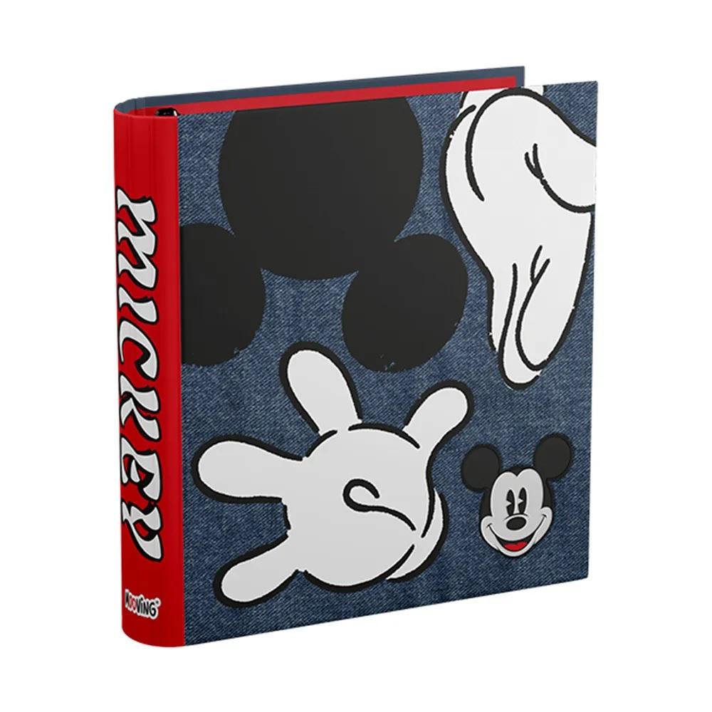 CARPETA MOOVING ESCOLAR 3X40 MICKEY MOUSE DENIM (1001011)