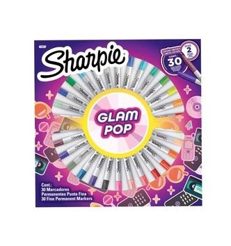 MARCADOR PERMANENTE SHARPIE GLAM POP X30U (2199817)