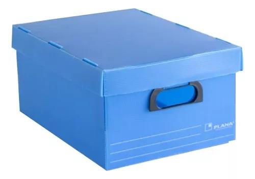 CAJA DE ARCHIVO AZUL CON ASAS (00504AZ)