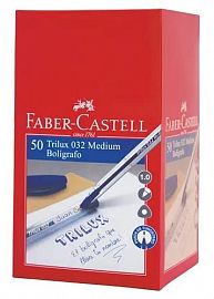 BOLIGRAFO FABER TRILUX 032 X50 U. CRISTAL AZ/NE/RO/VE (343250/98/20/62)