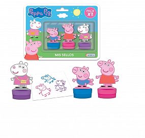 SELLOS TAPIMOVIL FIGURAS BLISTER X3 PEPPA PIG (EPP06357)