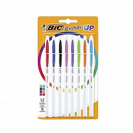 BOLIGRAFO BIC CRISTAL UP 1.2 X8 V/COLORES (9778791)