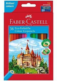 LAPIZ COLOR FABER CASTELL ECOLAPIZ X36U. LARGOS (7336/212036)