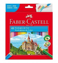LAPIZ COLOR FABER CASTELL ECOLAPIZ X48U. LARGOS (7340/212148)