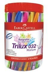 BOLIGRAFO FABER TRILUX 032  X48 U. POTE V/COLORES (343247)