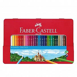 LAPIZ COLOR FABER CASTELL ECOLAPIZ HEXAGONALES LATA X36U. (115886)