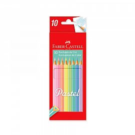 LAPIZ COLOR FABER CASTELL ECOLAPIZ PASTEL X10U. LARGOS (116141)