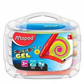 CRAYONES MAPED X6 EN GEL (836306)