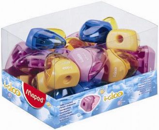 SACAPUNTAS PLASTICO MAPED IGLOO 1 FILO DISPLAY X30 (534754)