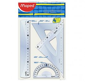 SET GEOMETRIA MAPED BLISTER X 4 PIEZAS ECO (242815)