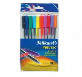 BOLIGRAFO PELIKAN POINTEC BL X10U. C/SURTIDOS (L802454)