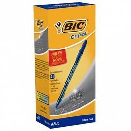 BOLIGRAFO BIC CRISTAL PRECISION Y SUAVIDAD 0.7MM X 25U. SURTIDOS (928718/19)