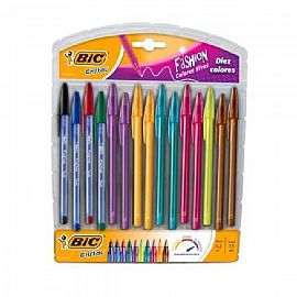 BOLIGRAFO BIC FASHION 1.2 BL X15 SURTIDO (9434981)