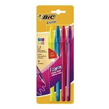 BOLIGRAFO BIC FASHION 1.2 BL X4 SURTIDO (902473)